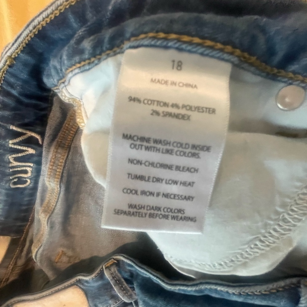 Slink brand Denim blue jean Women's Shorts - Picture 5 of 5